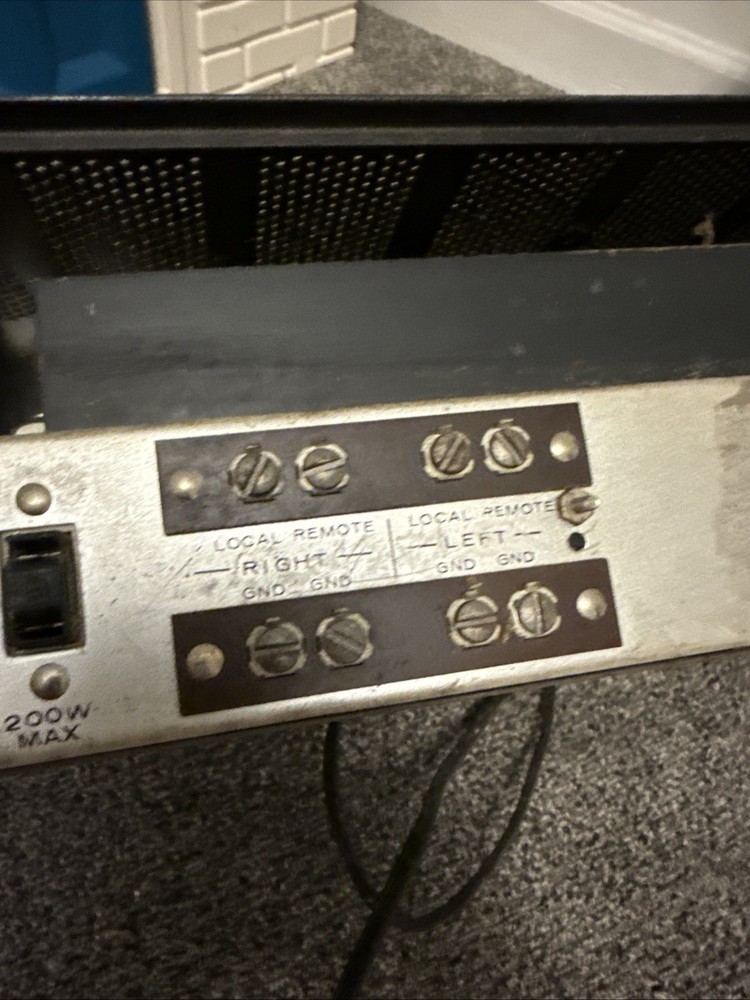 Vintage Bogen TR100 Stereo Receiver Powers On Untested