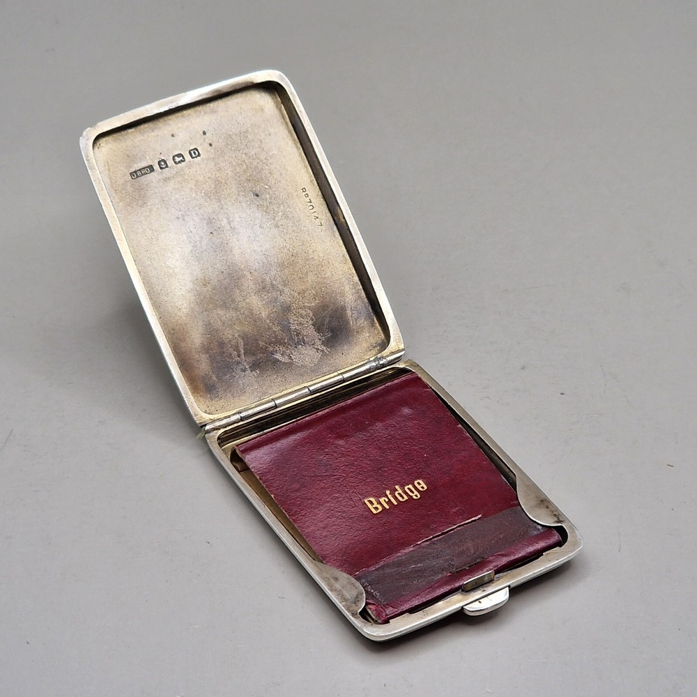 Sterling Silver Matchbook Case by D Bros 1928