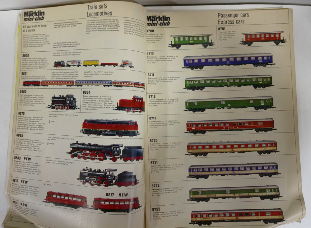 Vintage Marklin 1973 Catalog