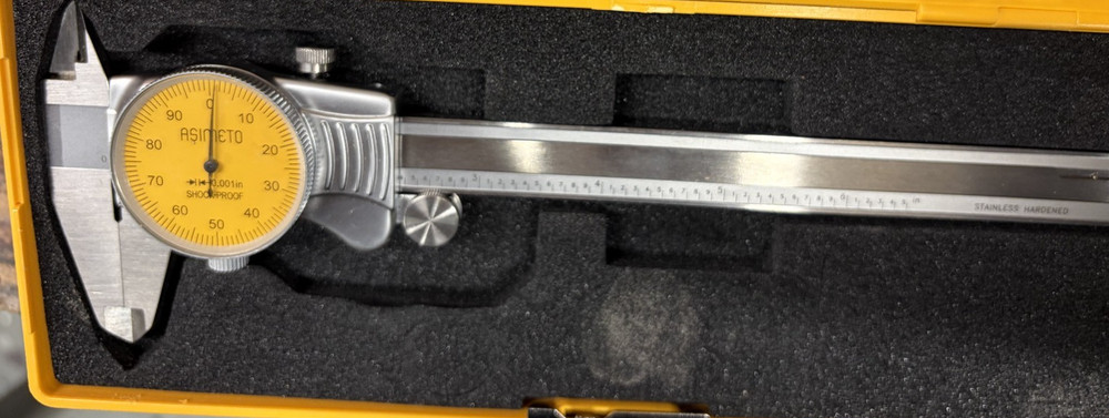 Asimeto Smooth 6" Calibrated Dial Caliper