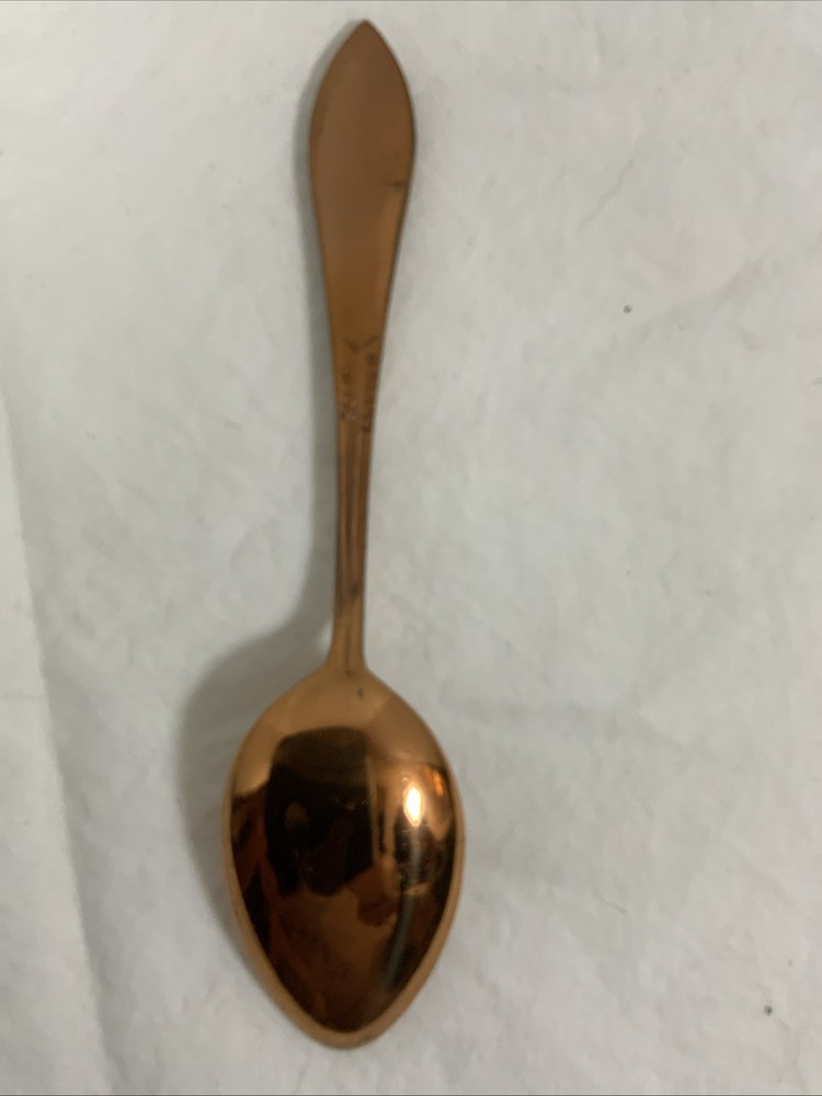 Rare Solid Copper Black Hills S.D. Souvenir Spoon & Mt Rushmore Spoon