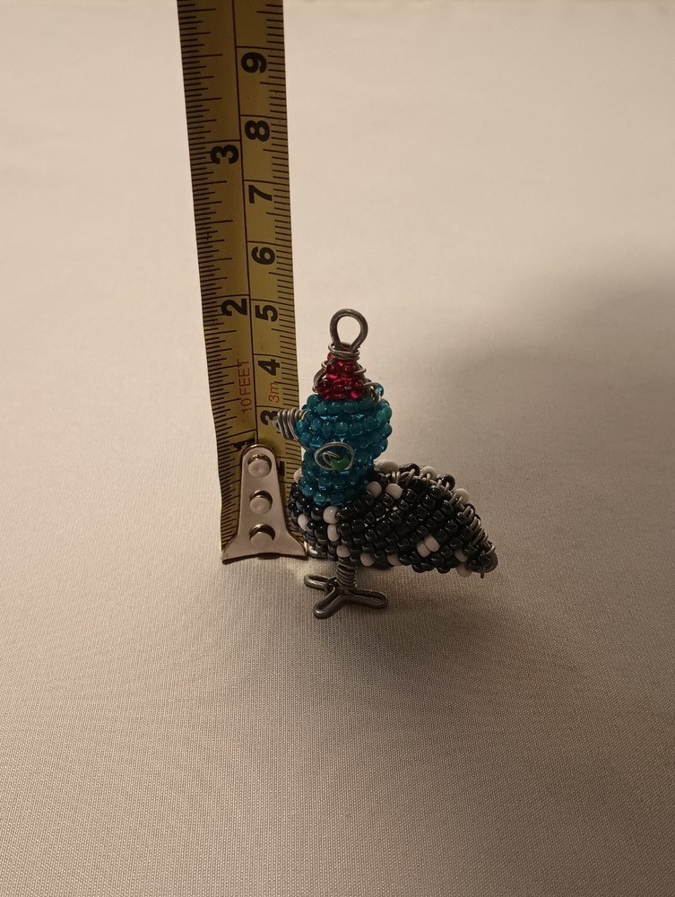 handmade beaded wire animal figurines