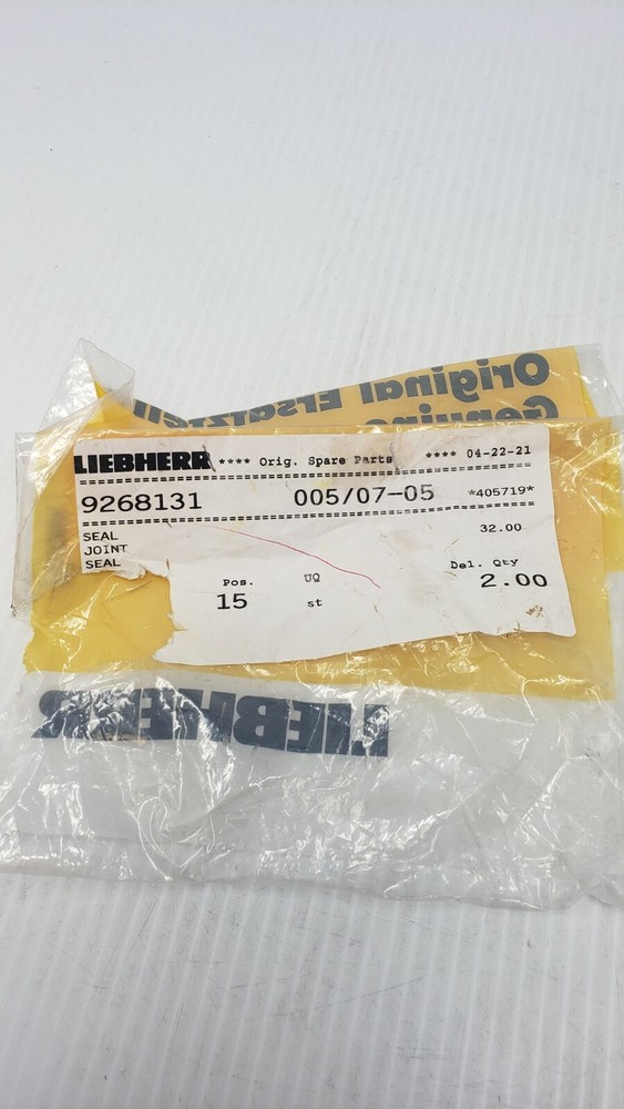 Liebherr 9268131 Gasket 2ct SEE DESCRIPTION