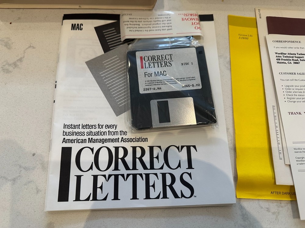 After Dark Screen Saver for Mac 3.5" Floppy Disk Vintage Software Floppy Disk