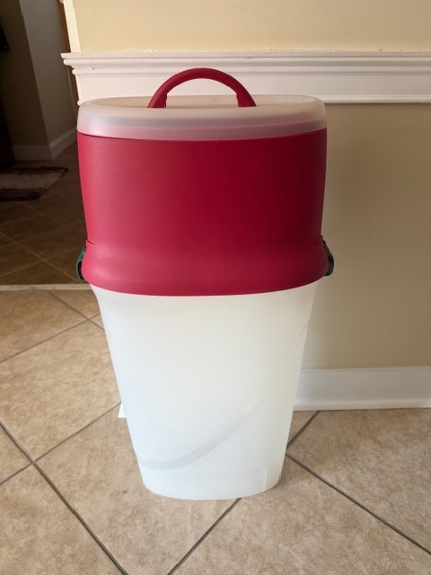 wrapping paper storage container