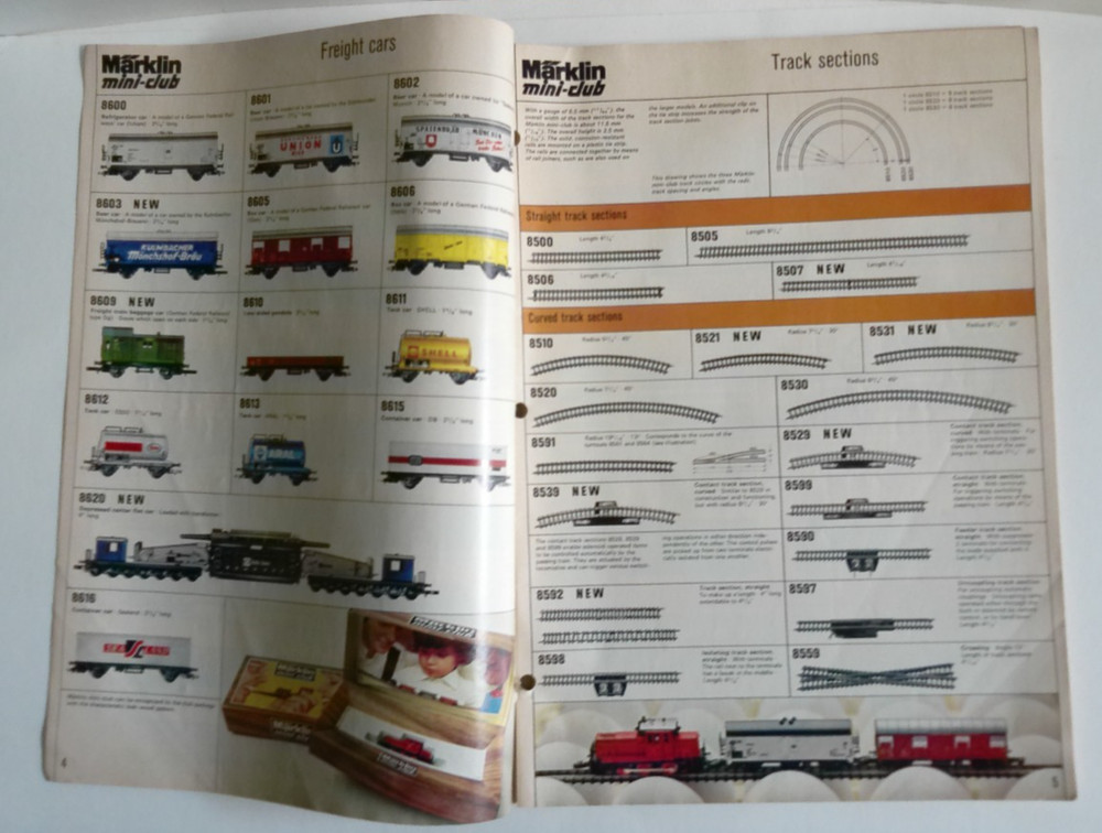 Vintage Marklin 1973 E Catalog