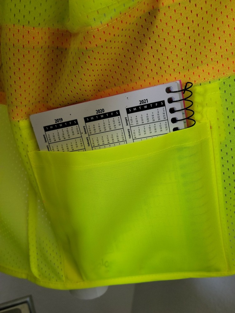Yellow High Visibility Safety Vest.