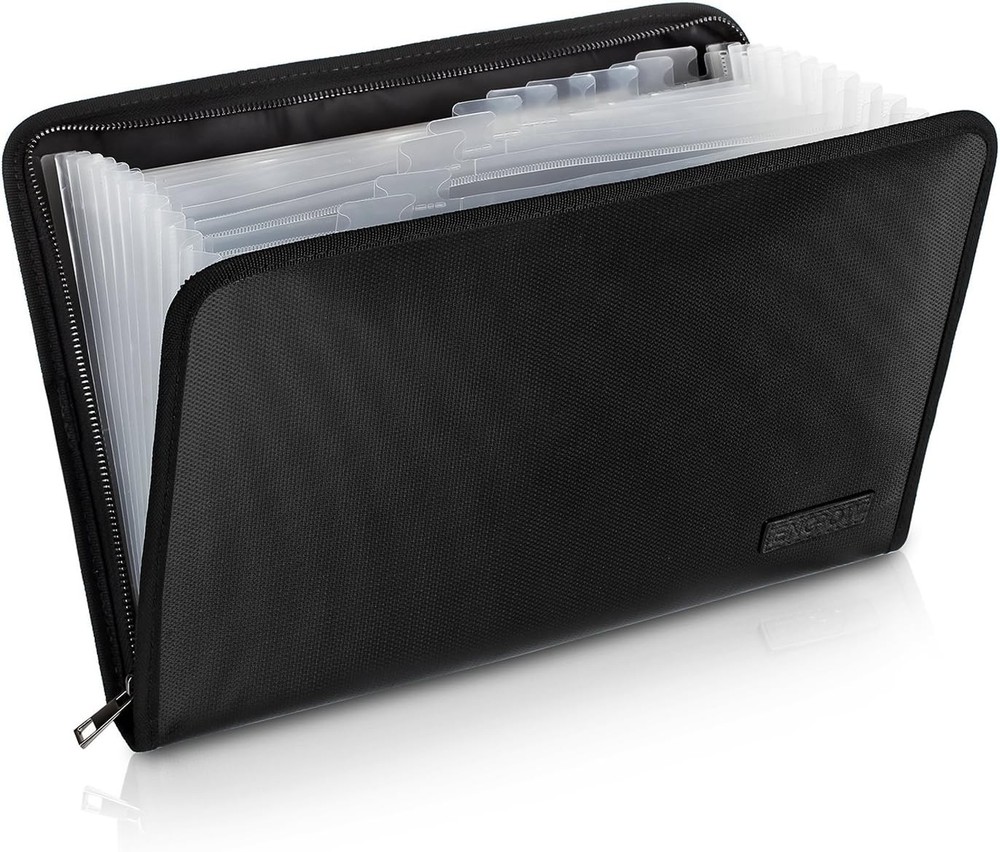 Expanding File Folder Important Document Organizer Fireproof Document Bag-A4