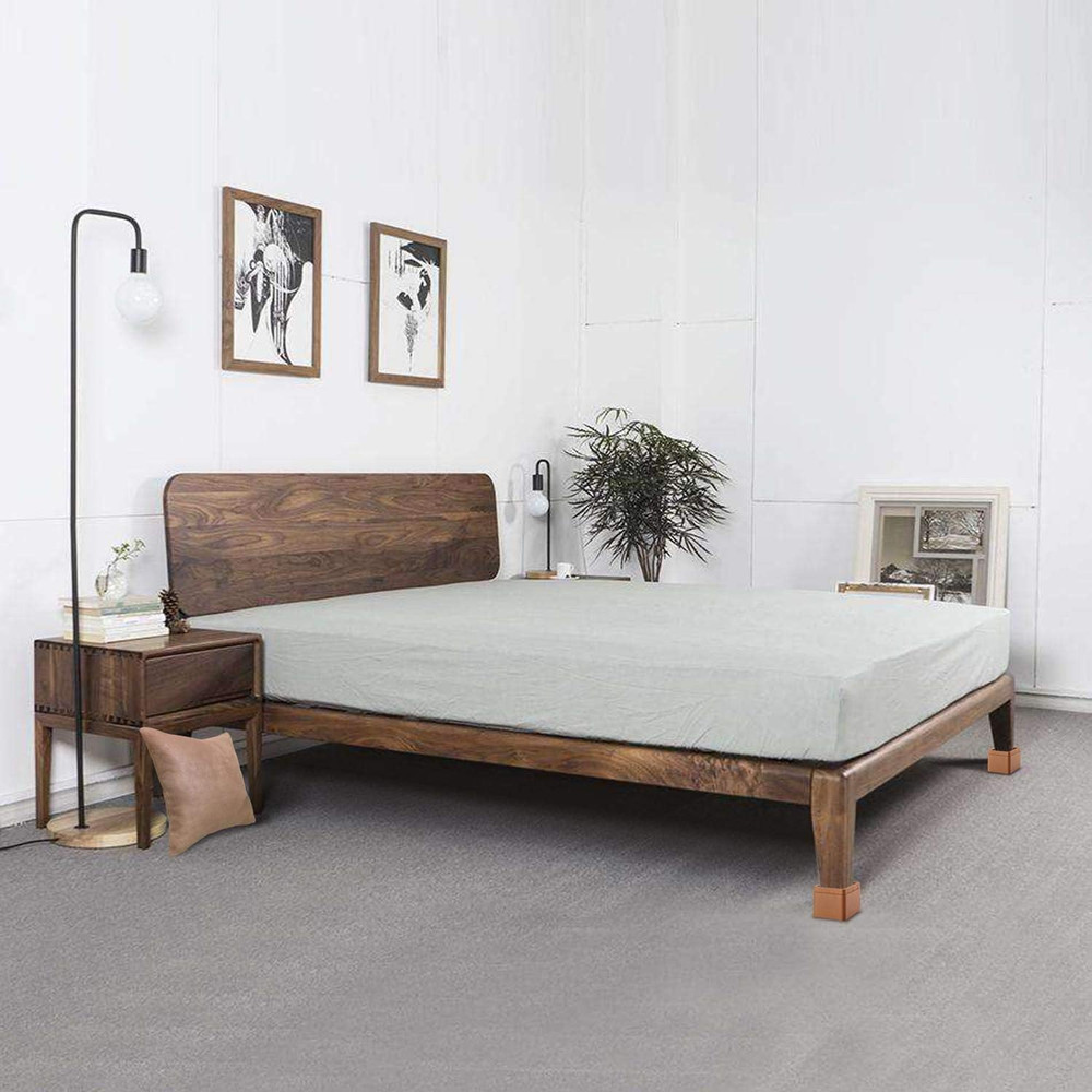 Btsd-Home Adjustable Heavy Duty Bed Risers 3 Inch Stackable Bed Frame Riser Lift