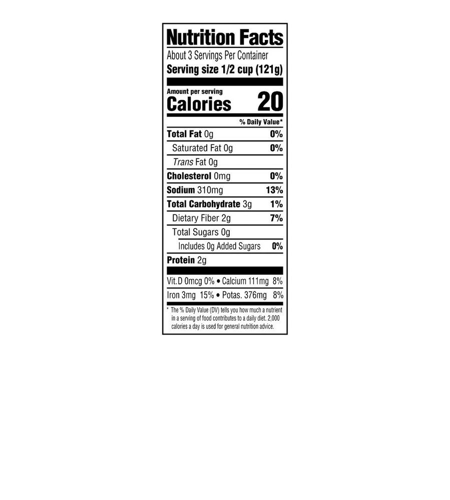 Allens Popeye Chopped Spinach, 13.5oz (3 Cans)