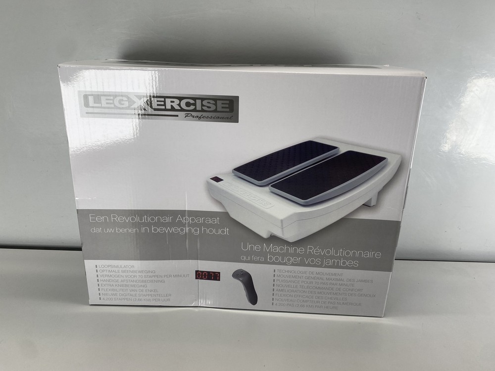 LegXercise PRO Automatic Leg Mover- White