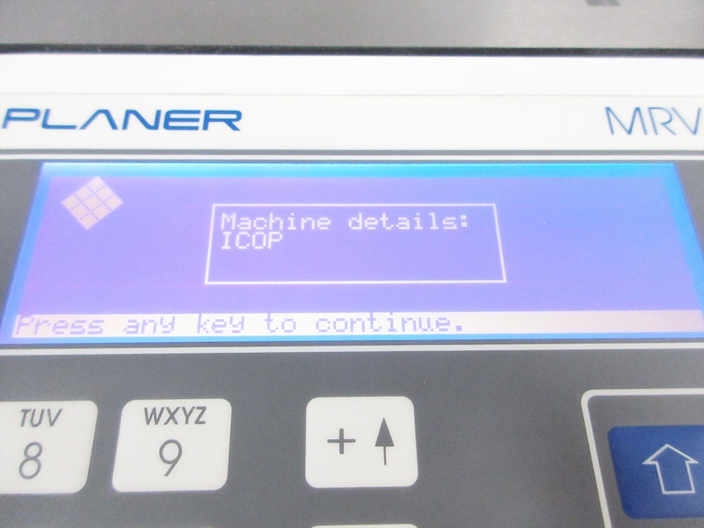 PLANER MRV UNIVERSAL CONTROLLER CONTROLLED RATE FREEZER & GDMRV-ADAPTOR