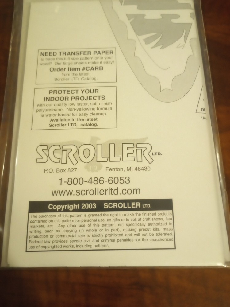 Full Size Woodcraft Patterns Arrowhead Collection