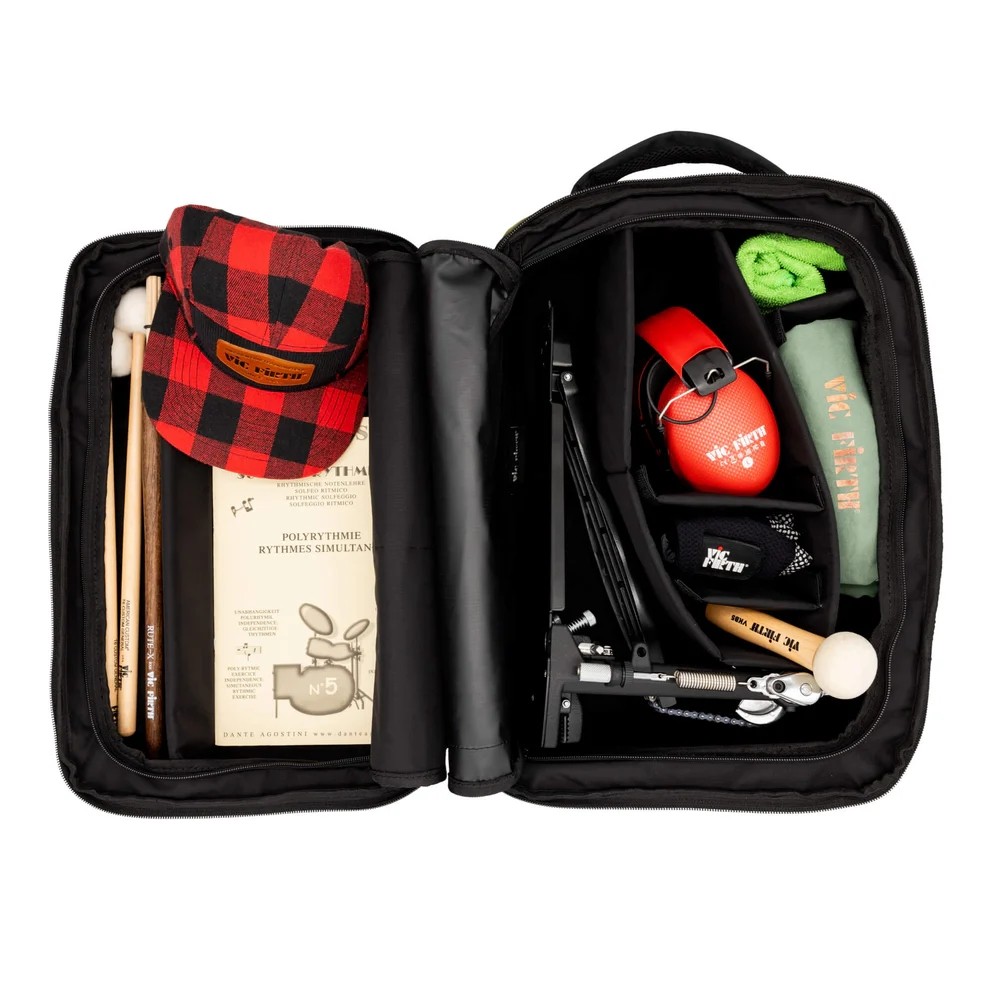 Vic Firth Professional Tech Backpack - Green/Black