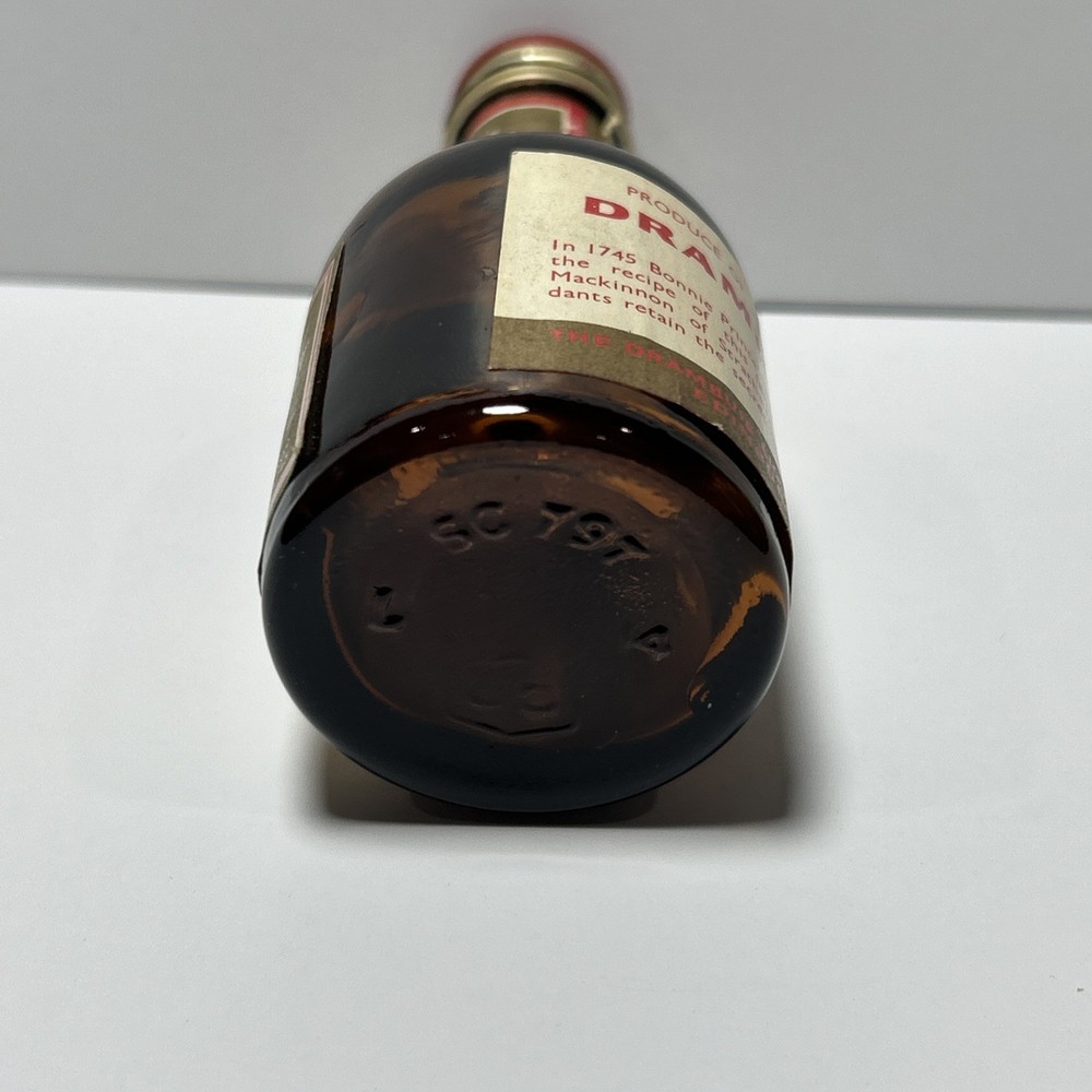 Vintage Drambuie 1/10 Empty Bottle