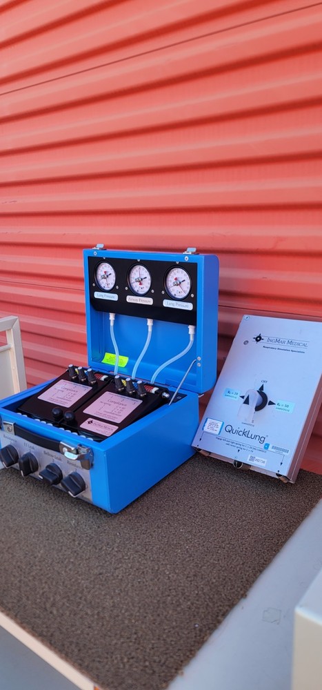 Pre-Owned IngMar Model SB 2000 Dual Compartment Lung Test Demo Simulator