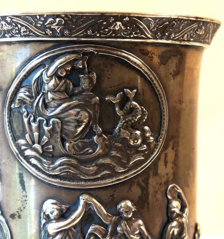 Antique Russian Silver Cup 1869