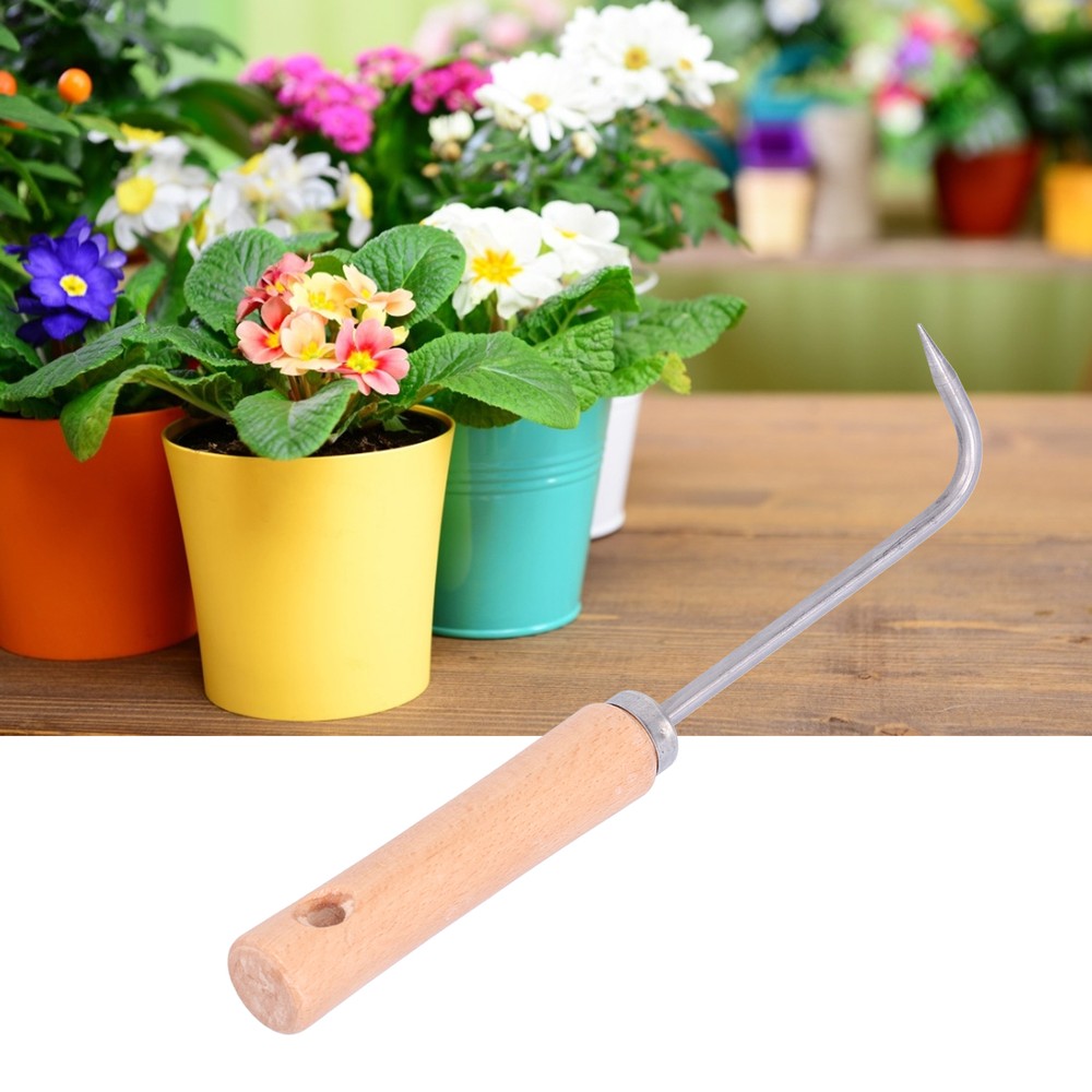 Single Claw Root Hook Root Pick Rake Bonsai Tool Soil Loosening Tool For YA AC