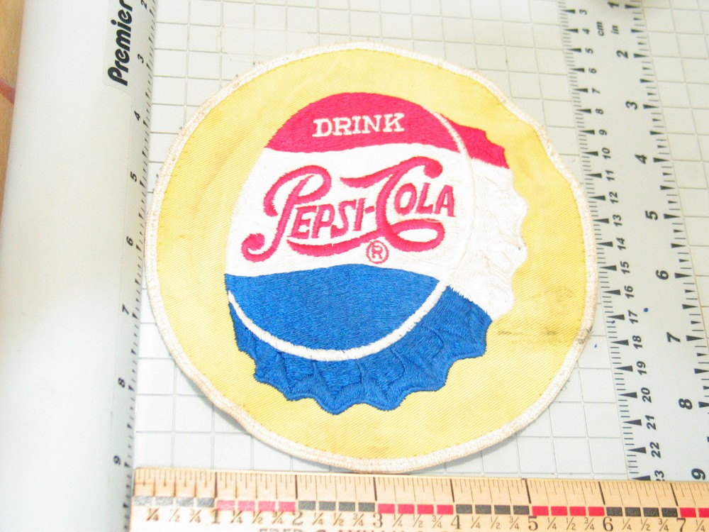 Pepsi Jacket Patch Vintage Large Jacket Patch