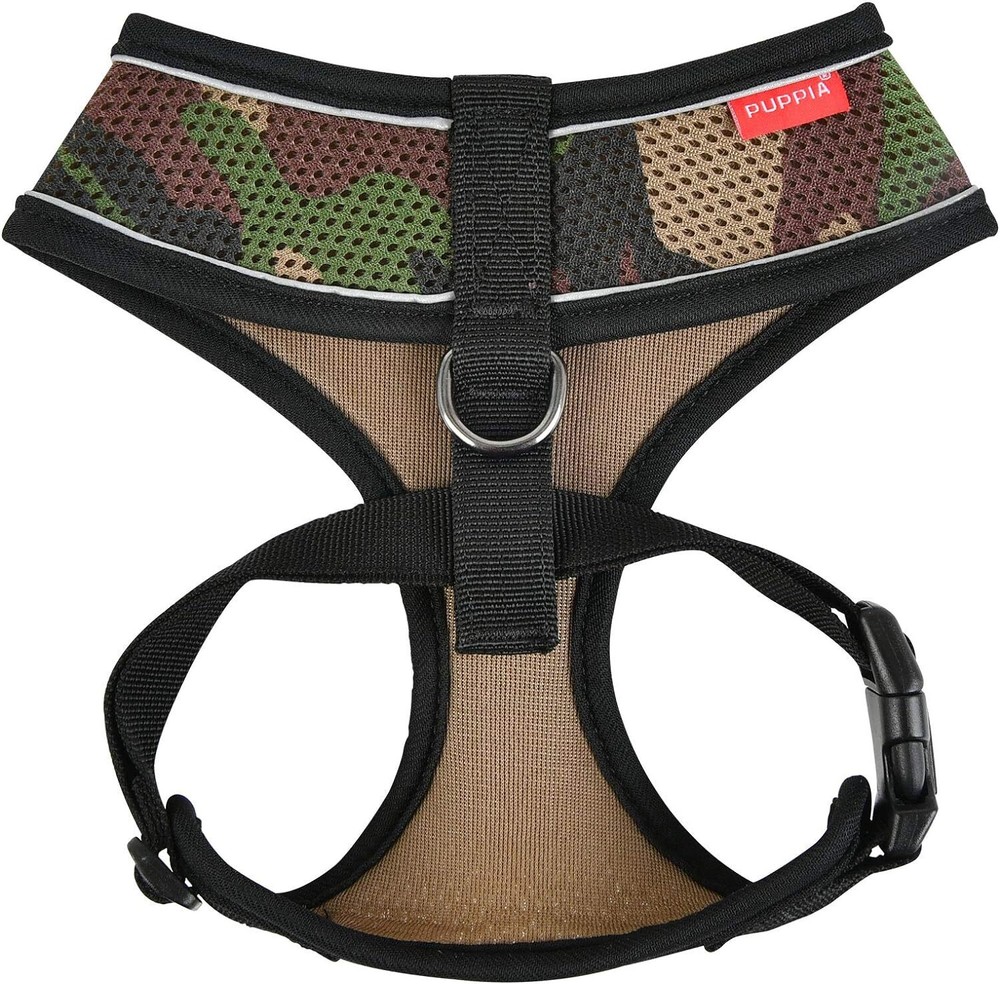 Target M Camo Dog Harness Soft Adjustable Reflective Straps Comfortable Fit