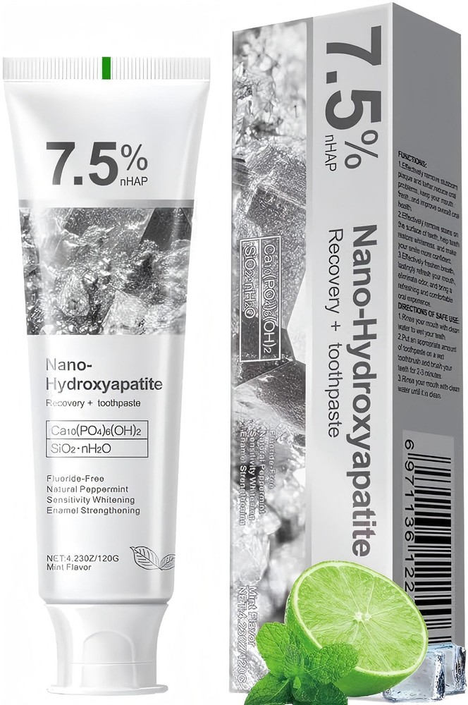 7.5% Hydroxyapatite Toothpaste, 7.5% Hydroxyapatite Toothpaste for Advanced E...