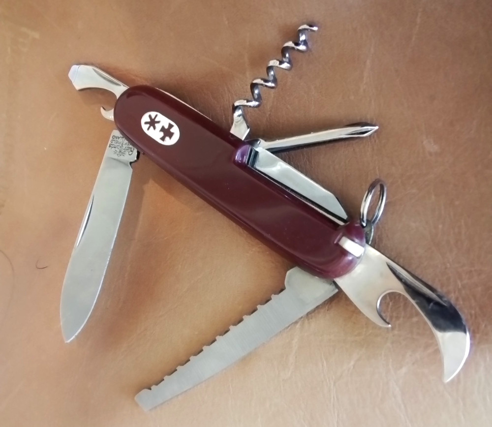 Richards 3.75" Folding 8 Function TOOL KNIFE Sheffield ENGLAND