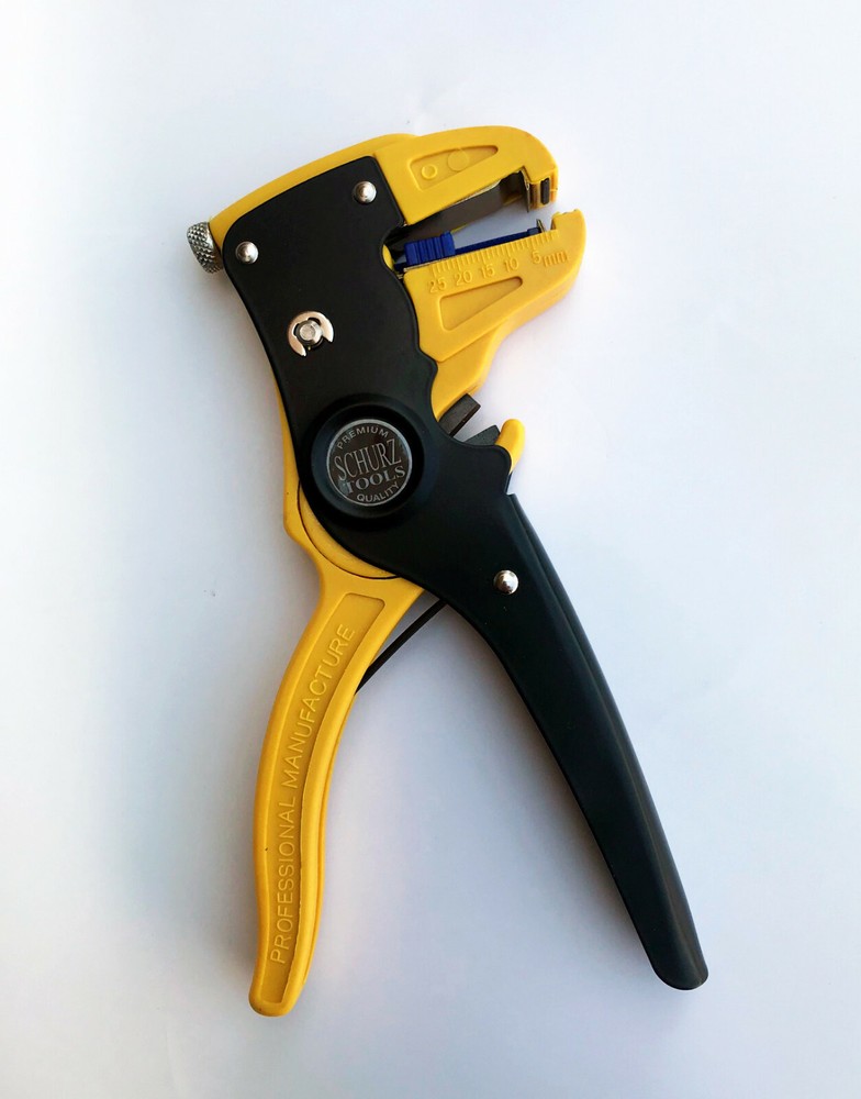 SCHURZ TOOL H.D. Self Adjustable Automatic Electrical Wire Stripper with Cutter