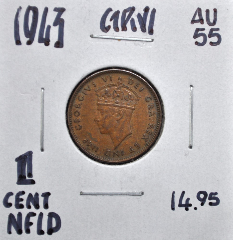 1943 Newfoundland One Cent