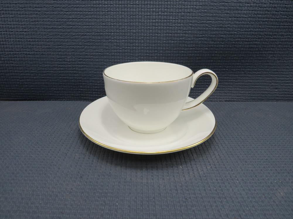 Wedgwood Dinnerware Aurora Pattern Cup & Saucer Set
