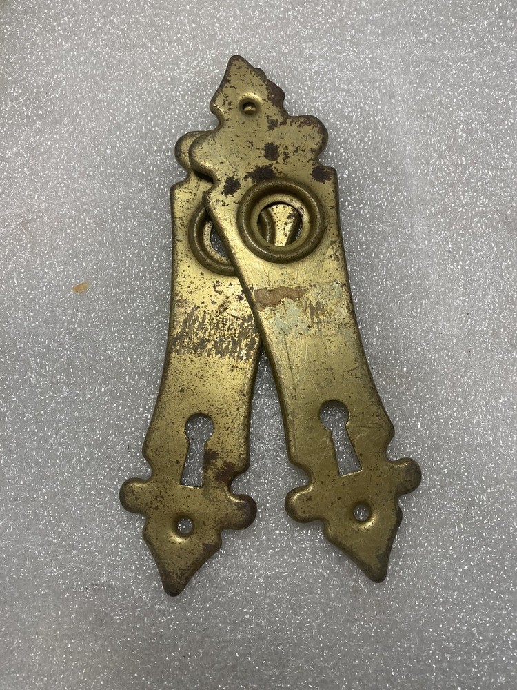 antique nice pair of steel Backplates Set