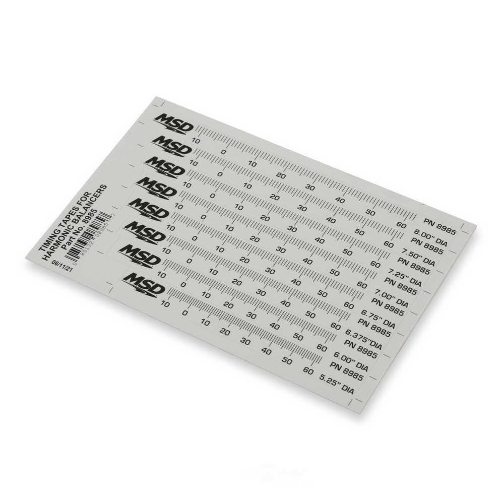 MSD TIMING TAPE FOR 6.375" HARMONIC BALANCER