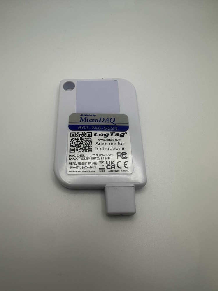 LogTag UTRID-16R Temperature Recorder w/ LCD & Automatic PDF Reports *OPEN BOX*