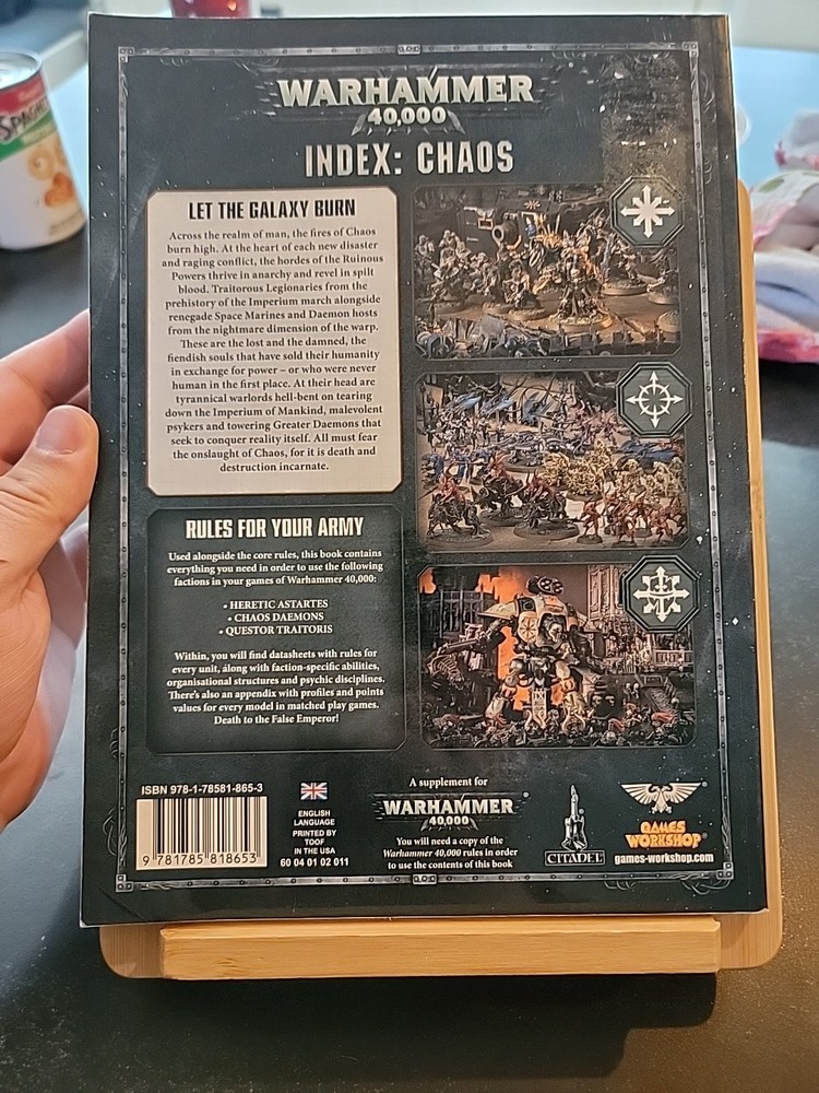 Warhammer 40k Index: Chaos 2017 Softcover