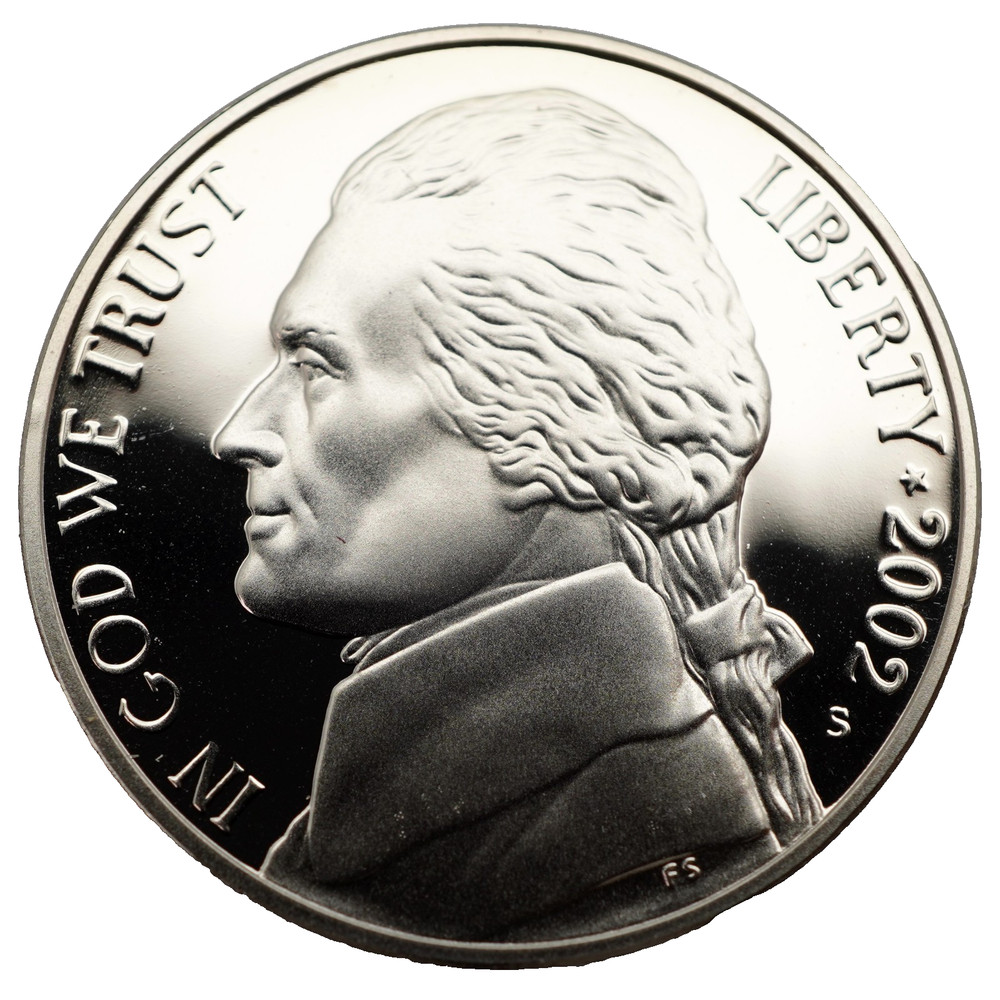 2002-S Proof Jefferson Nickel