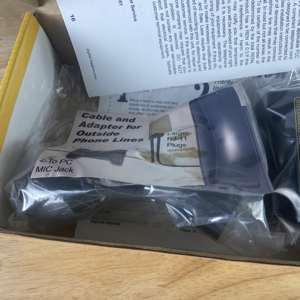 DLI Digital Loggers Personal Call Recorder for PC NOS