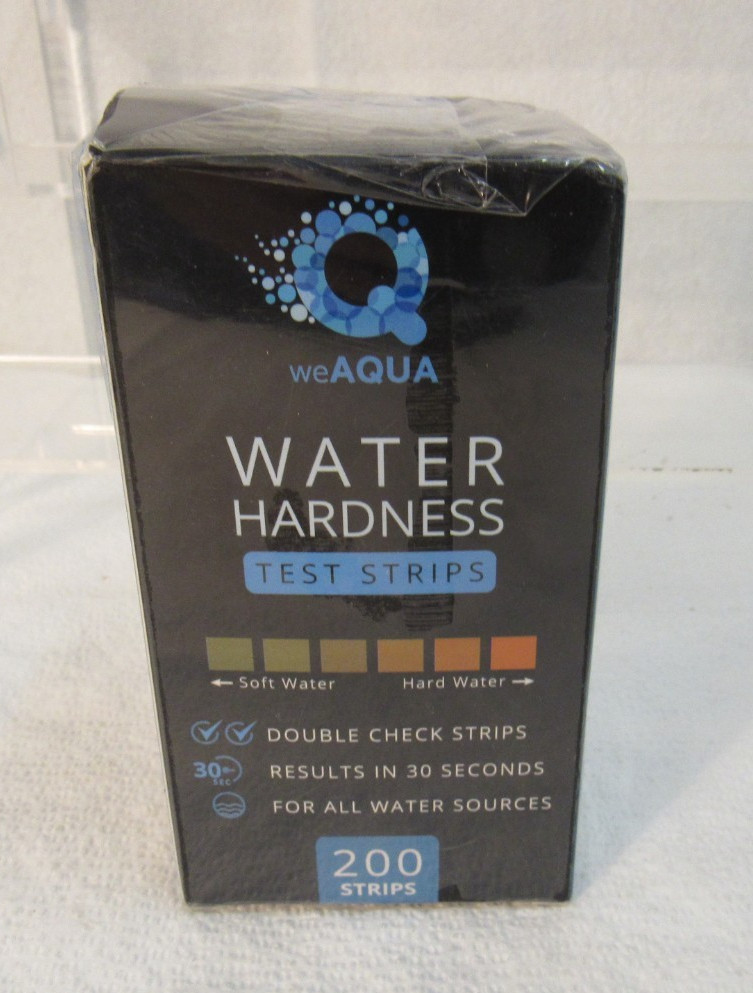 WeAqua Water Hardness Test Strips - 200 Ct Double Check Strips