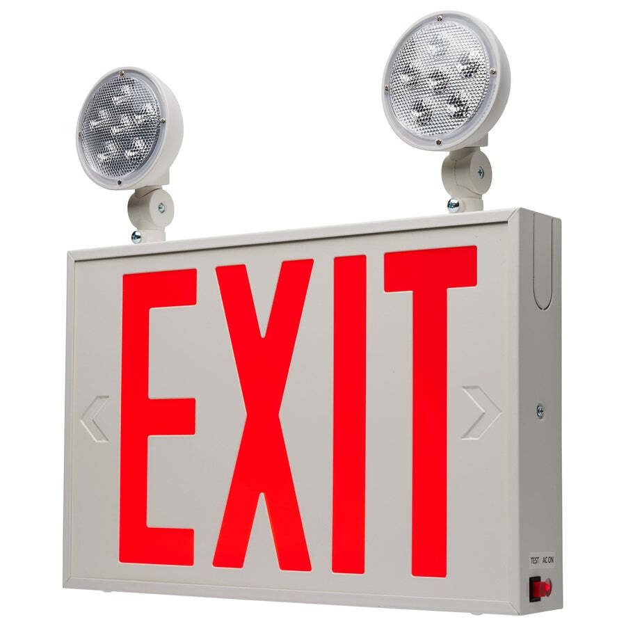 SATCO EXIT SIGN/LIGHT DH - RED - NYC