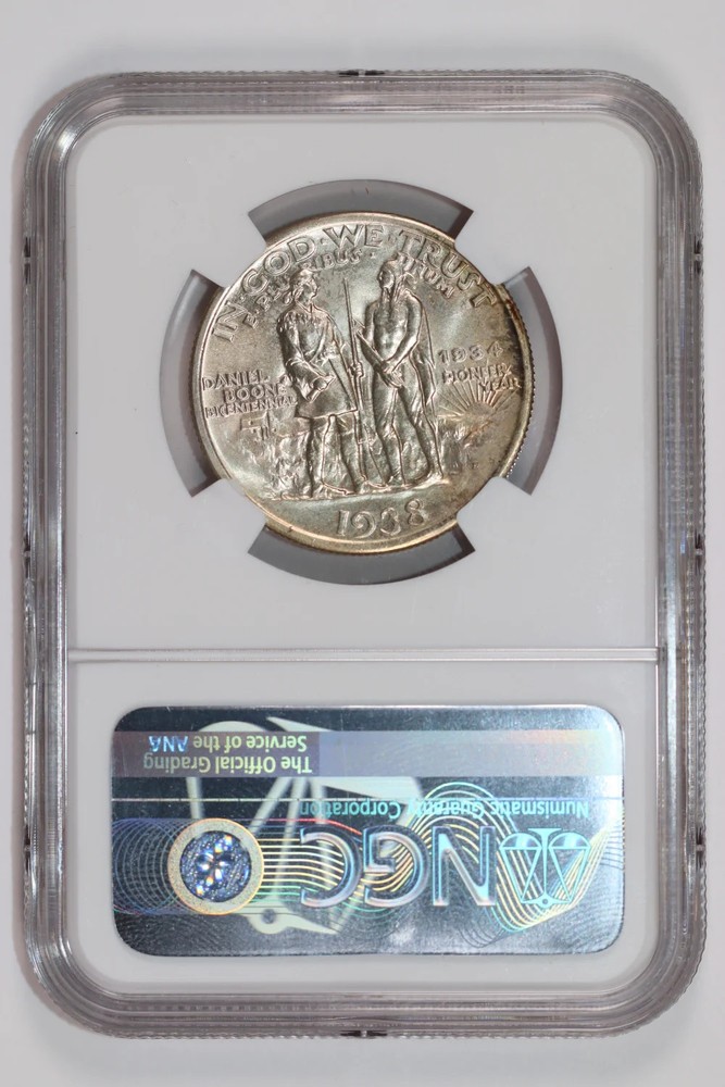 1938-S BOONE COMMEMORATIVE HALF DOLLAR NGC MS66