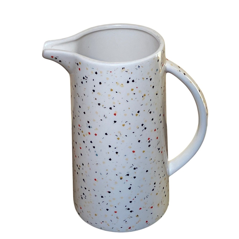 Newclassic Enterprise Terrazzo Confetti Speckle Decorative Earthenware Pitcher