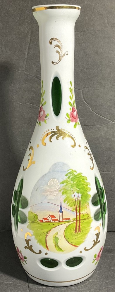 Bohemian 13" DECANTER - no lid - pre-owned - Beautiful Condition
