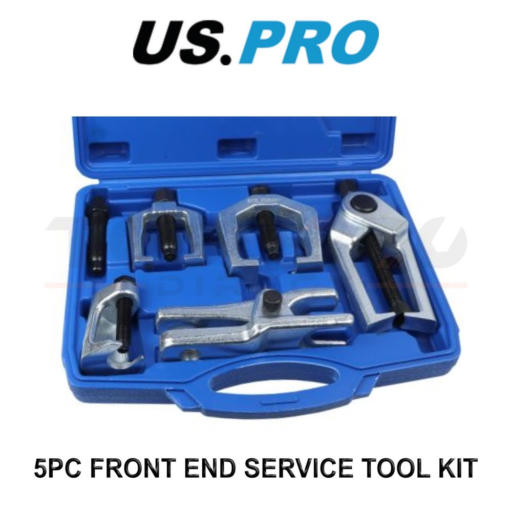 US PRO 5Pc Front End Service Tool Kit Pitman Arm Puller Ball Joint Separator