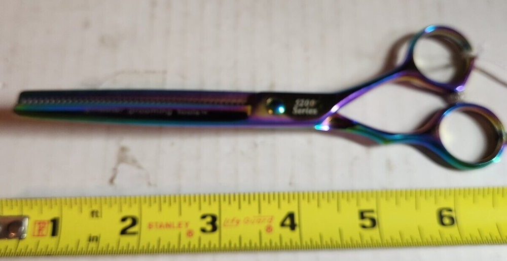 Master Grooming Tools 5200 Series Rainbow 6" Thinning Shears