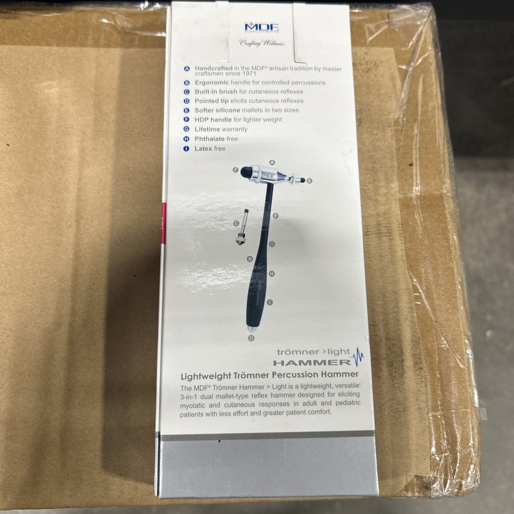 MDF Instruments, Tromner Neurological Reflex Hammer with Pointed tip Handle ...