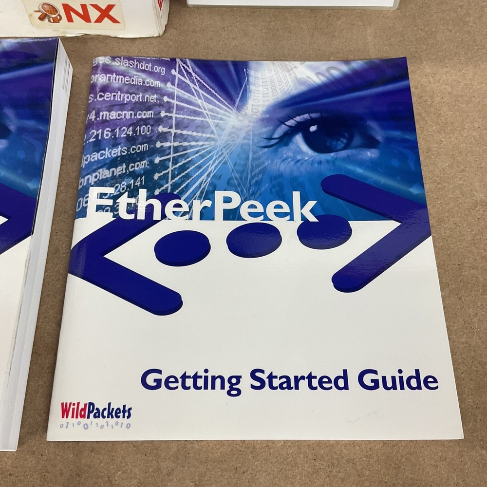 EtherPeek Expert Ethernet Network Analyzer WildPackets- Books Only No Disc