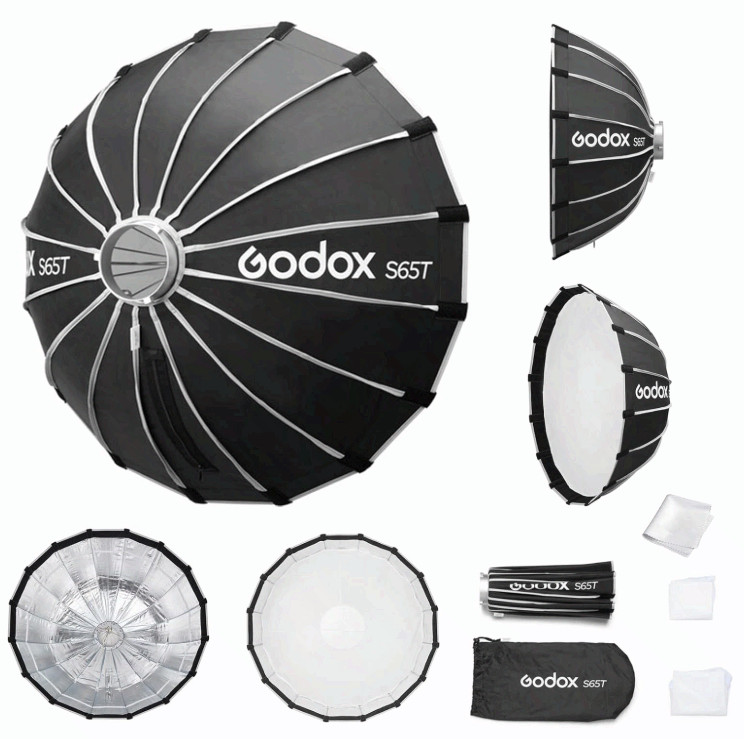 Softbox S65T 65cm Quick Release, Bowens Mount w/ Dual Diffusers