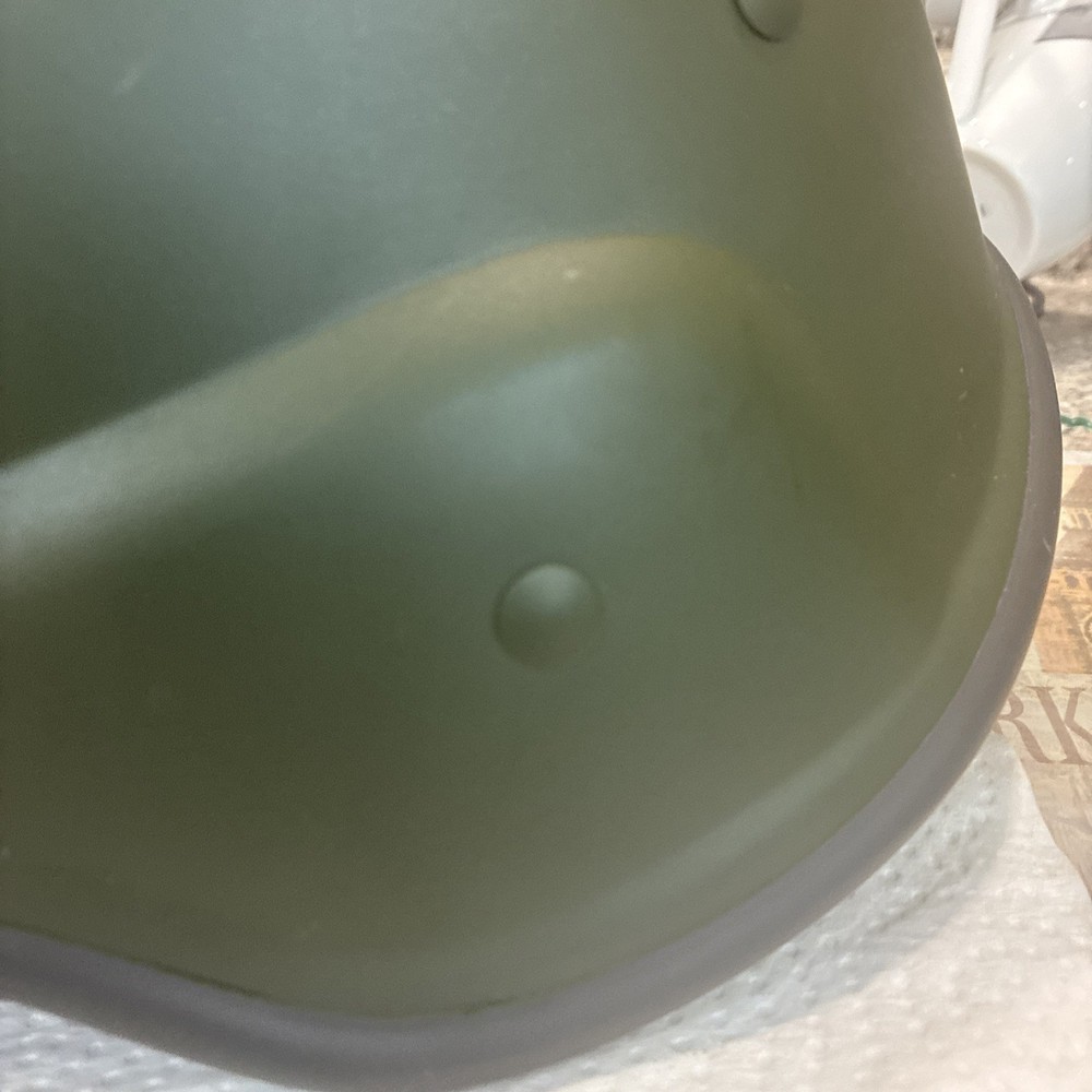 Airsoft Helmet Green ABS Plastic – Used