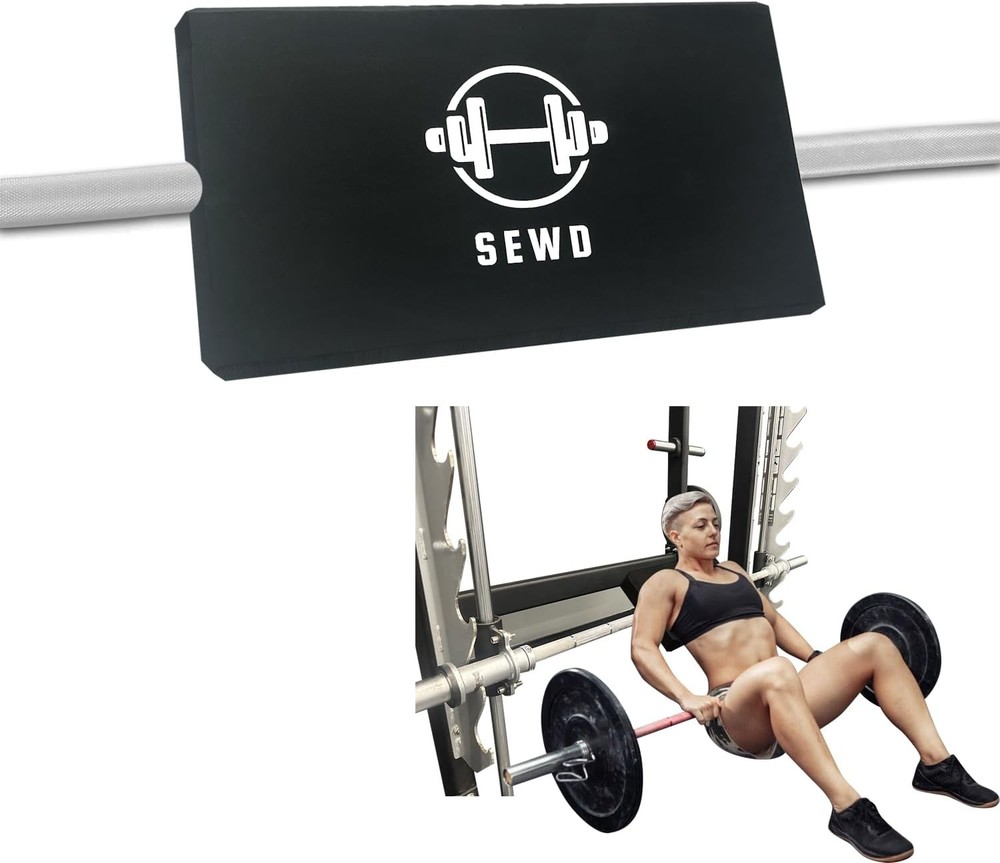 Turns Any Squat Rack into Hip Thrust Machine by – Hip Thrust Bench Back Pad F...