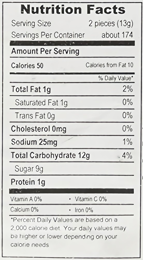 Atkinson's Zebra Peanut Butter Bars Candy (3 Pound)