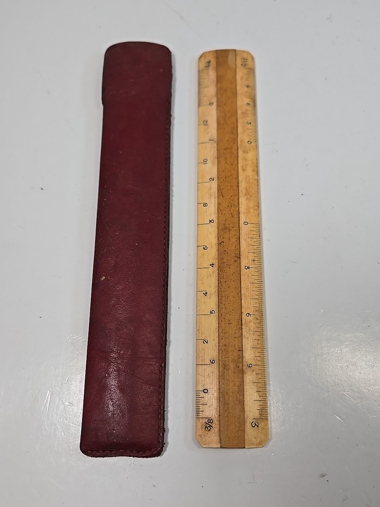 Vintage Post 1252 Drafting Scale Ruler Rule Tool W/ Case