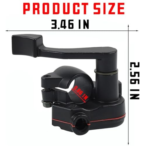 zipelo Thumb Throttle Cable, 7/8'' 22mm Accelerator Control Handle Assembly,